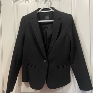 Woman’s Armani Exchange black blazer size 6